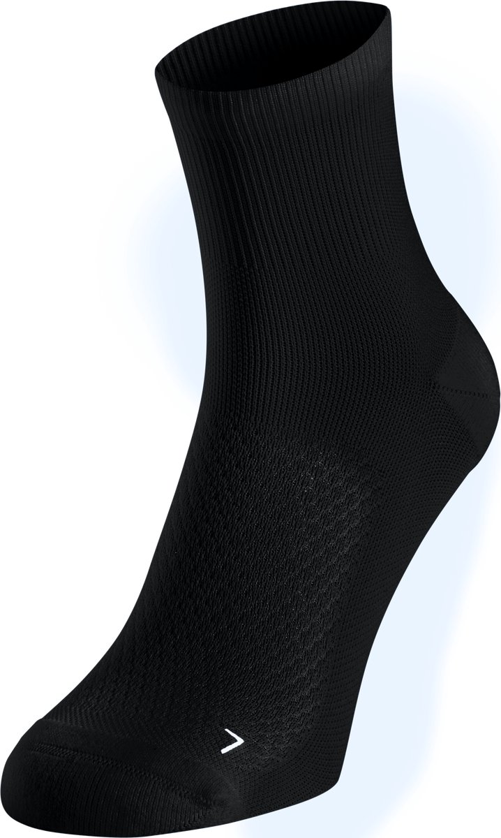 Odlo Essentials enkellange sokken - Unisex - Zwart - 45-47