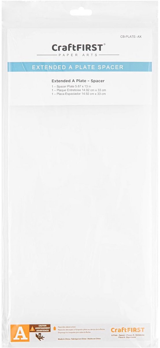 Verlengde A Plaat Spacer voor Cuttlebug Snijmachine 15 x 33 cm