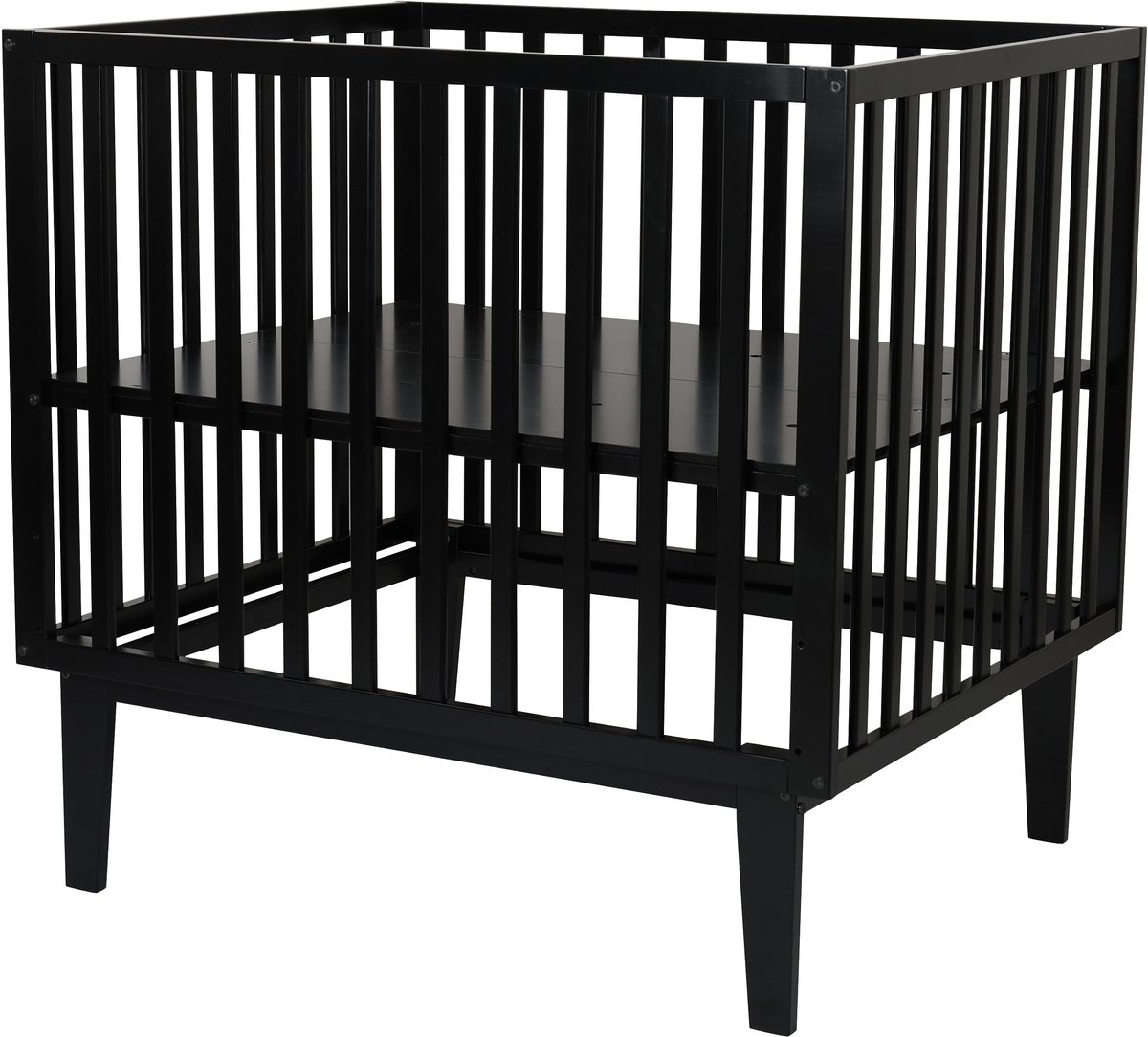 Born Lucky Cubo Baby Box / Babybox / Kinderbox – 100x80 cm – Verstelbare Bodem – Zwart – foto 8