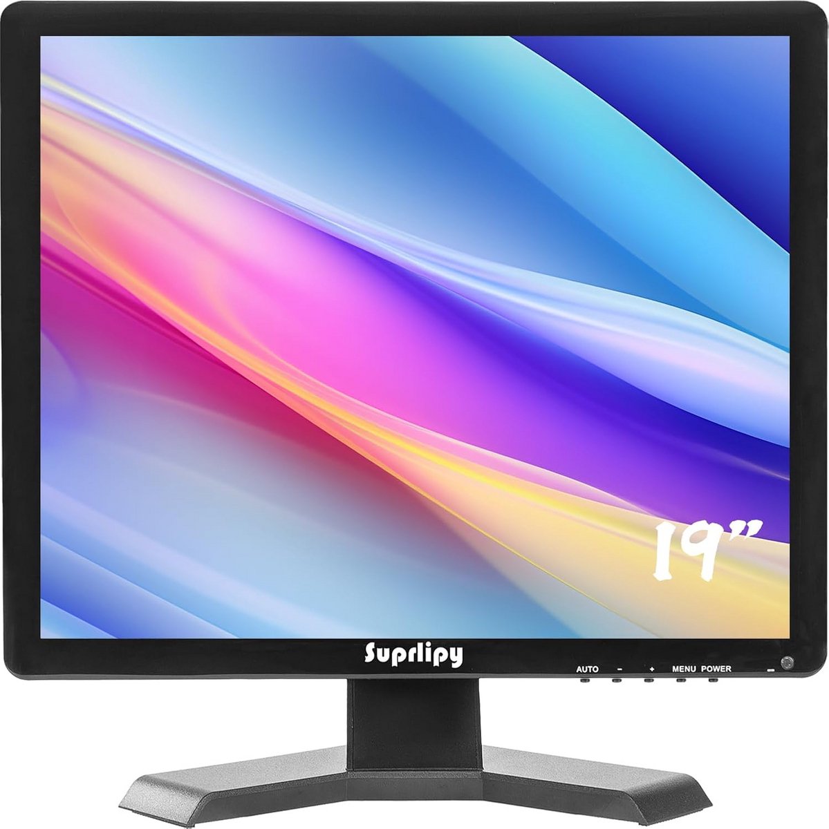 19 inch TFT-LCD Beveiligingsmonitor 1280x1024 met HDMI, VGA, AV en BNC Aansluiting