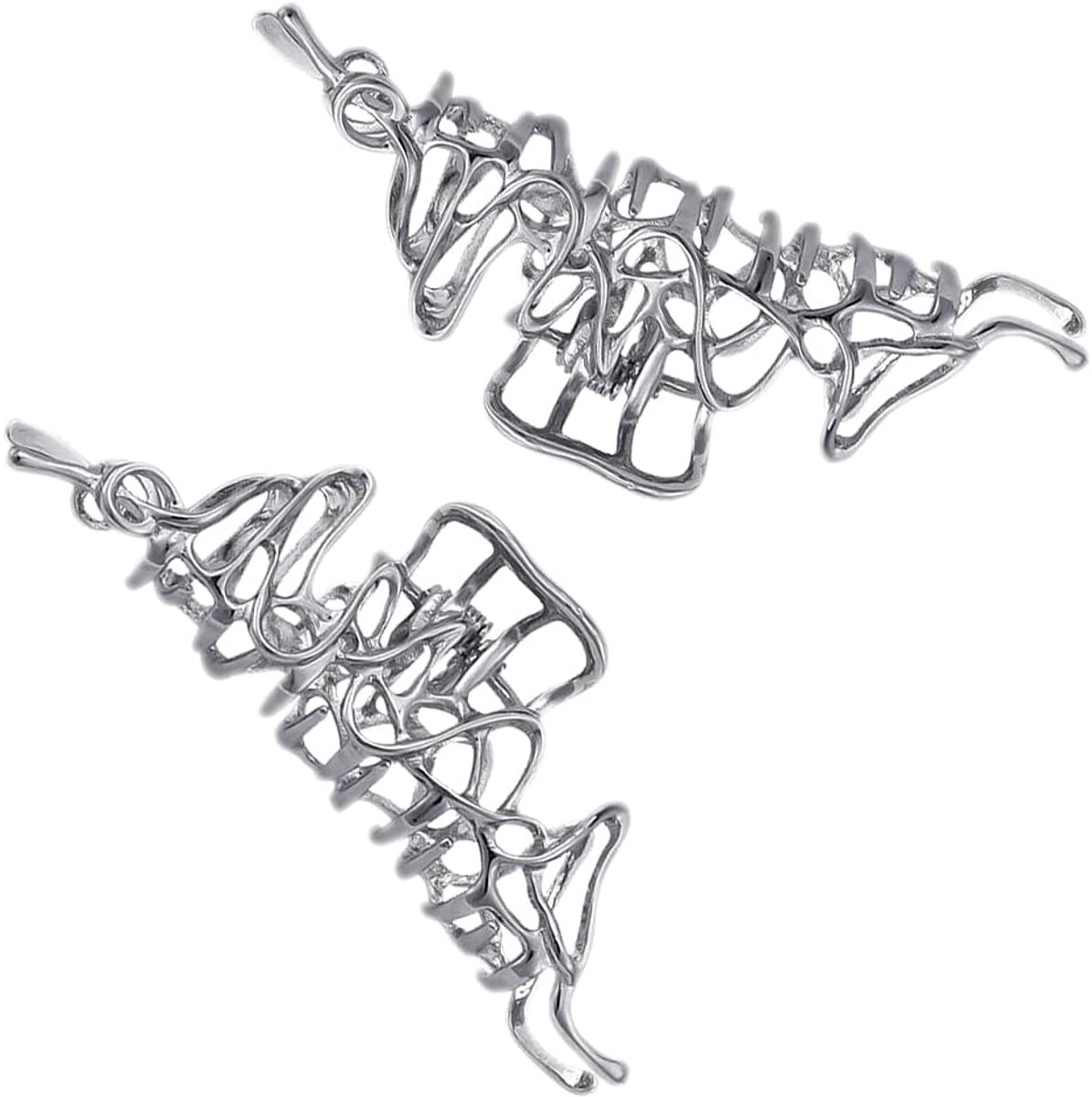 Grote Metalen Haarspeldjes - Set van 2 - Sterke Antislip Klemmen voor Dik en Dun Haar