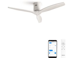 CREATE - Stille 40W plafondventilator met technische ABS bladen in verschillende maten - S - WIFI - WIND CALM