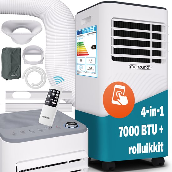DEUBA Mobiele Airco 7000BTU 4in1 met App voor 20-25m² - DEUBA GmbH & Co. KG - €202,95