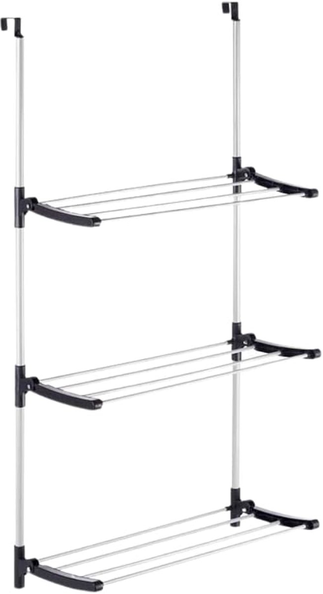 Droogrek Deur - Hangend Wasrek - Ook voor Balkon of Radiator - Wasruimte