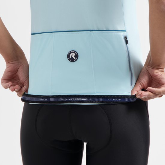 Rogelli Modesta Fietsshirt Dames - Korte Mouwen - Lichtblauw - XXL van Rogelli — afbeelding 5