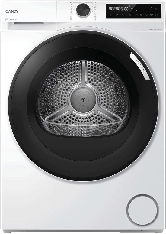 Candy BR 9N3BX-S Wasdroger - 9kg - 16 programma’s - 5 korte programma's - AI Smart Move -Hygiene Cycle - Energieklasse C - 10 jaar garantie op onderdelen