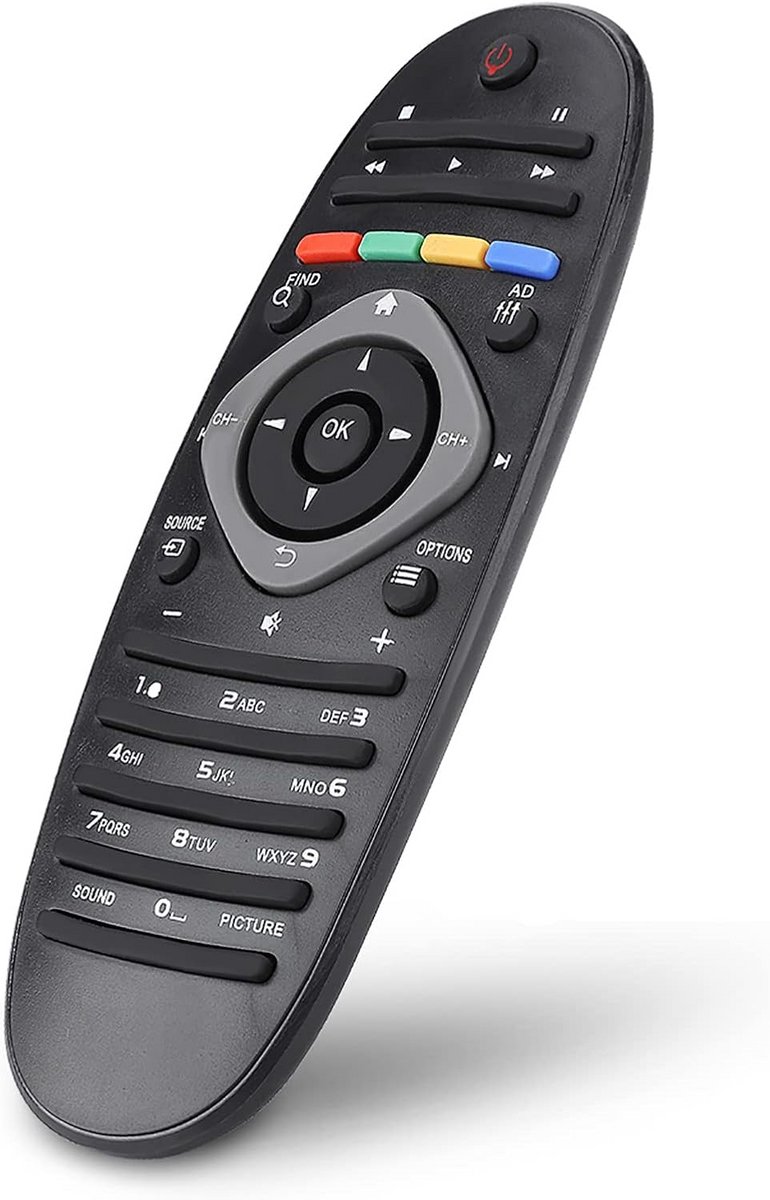 Universele Vervangende Afstandsbediening voor Televisie, DVD en AUX Apparaten