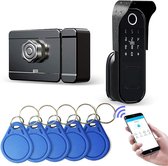 GXY RFID Deur Toegangscontrole Systeem Kit IP68 Waterdicht Vingerafdruk