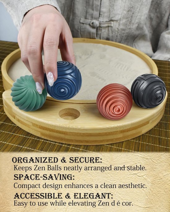 Mini Zen Tuin Set voor Bureau - Desktop Zandtuin met Harken en Decoratieve Stenen voor Ontspanning van MINI — afbeelding 5