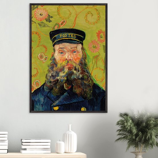 Affiche Vincent van Gogh - Le Facteur - 70x100 cm / 28x40″ - Décoration Salon - Décoration Chambre - Décoration - Décoration murale - Décoration murale Salon - Décoration murale Chambre - Décoration murale - Décoration murale Salon