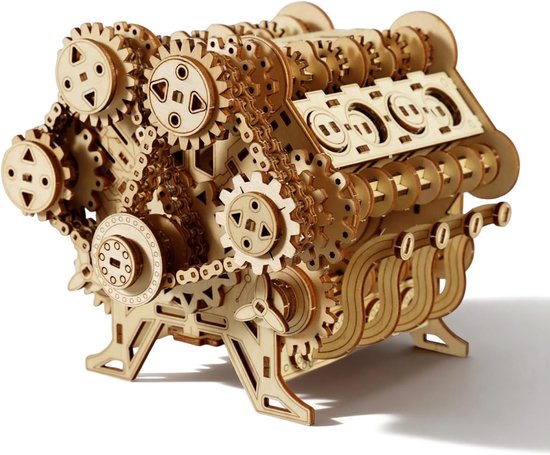 Houten Puzzel 3D Vintage Car - 456 winkel