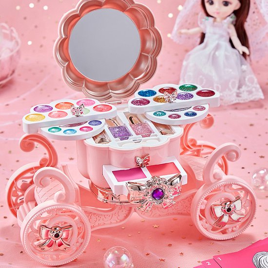 2023 Niet-Giftige Wasbare Echte Schoonheidsmode Kinderen Make-Up Sets Voor Meisj