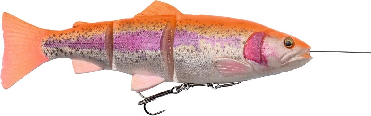 Grote Rubber Vis Forel Kunstaas 25cm voor Snoek - Langzaam Zinkend