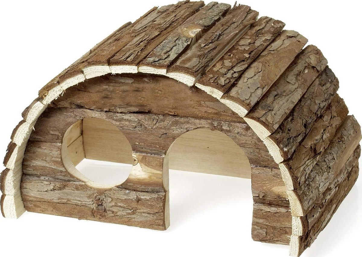 Rond Houten Huisje voor Knaagdieren en Hamsters