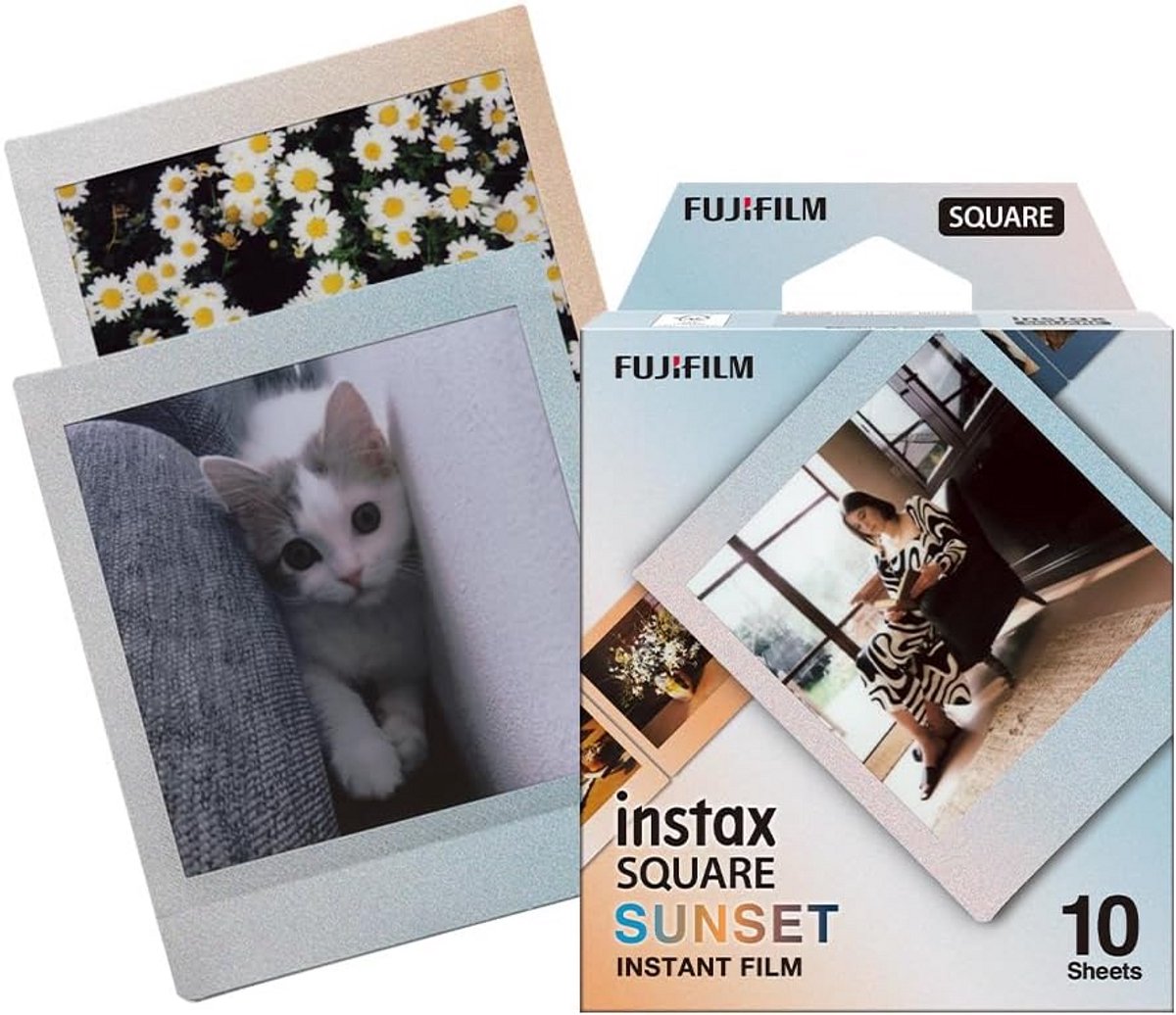 Directklaar Film voor Vierkante Instantcamera's - Zonsondergang Rand - 10 Opnamen