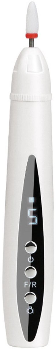 KZQ Professionele Draadloze Elektrische Nagelfrees Met LCD Scherm Oplaadbare Manicure en Pedicure Set, Multifunctionele Nagelvijl Voor Gellak Verwijderen Kunstnagels Vijlen Polijsten en Acryl Nagelstyling, Witte Nagelverzorging Apparaat 1 Stuk