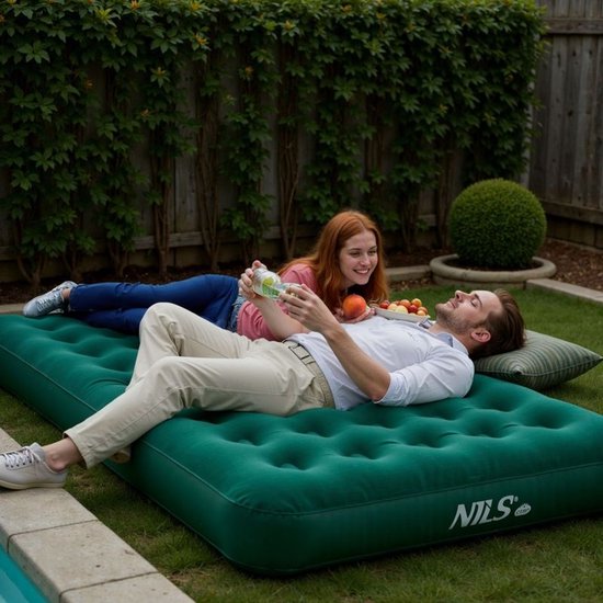 Luchtmatras-Luchtbed-203x152x22 cm -Voor twee personen. — afbeelding 5