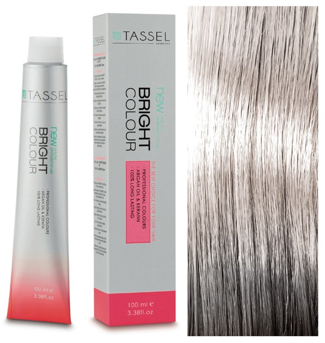 Tassel Permanent Hair Dye No. 121 Ash Blonde 100ml