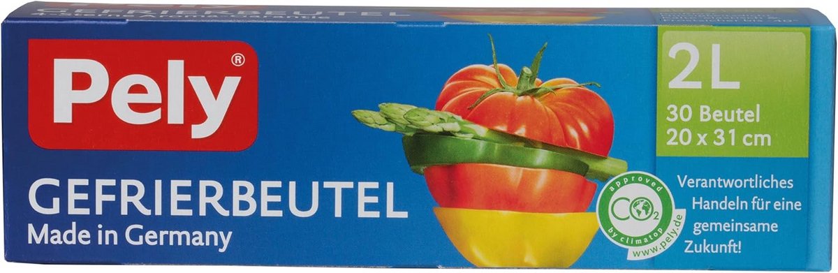 Vrieszakken Set - Sterke 3-laags Diepvrieszakken met Extra Brede Opening