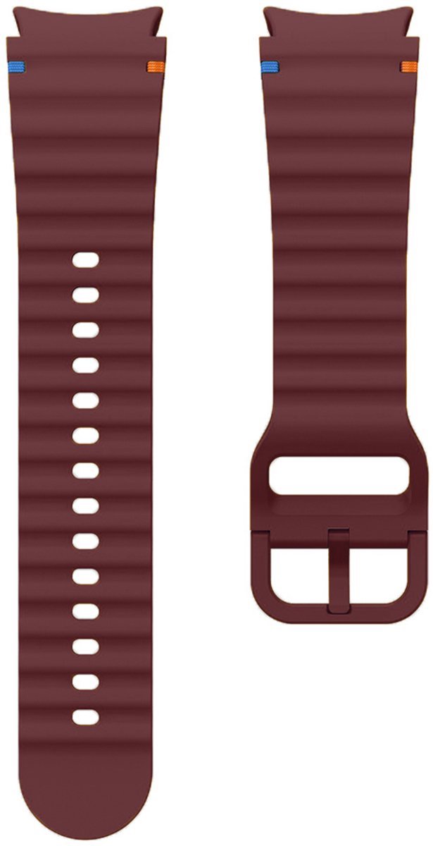 Go Go Gadget - Smartwatch bandje - Siliconen band - Geschikt voor Samsung Galaxy Watch 7 - 40& 44mm - Bordeaux Rood