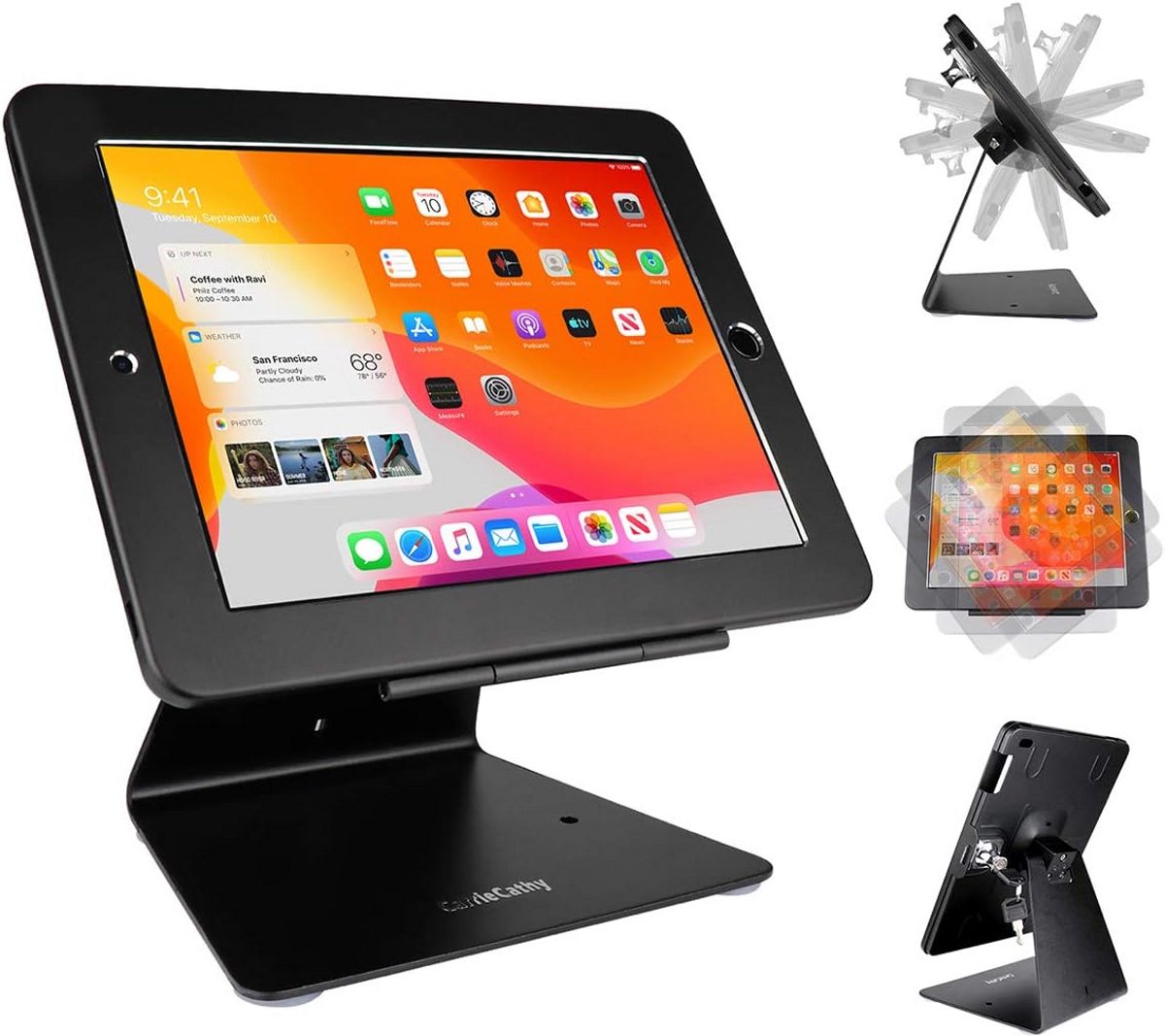 Universele Beveiligingsstandaard voor Tablet POS Kassa met Slot en Draaifunctie
