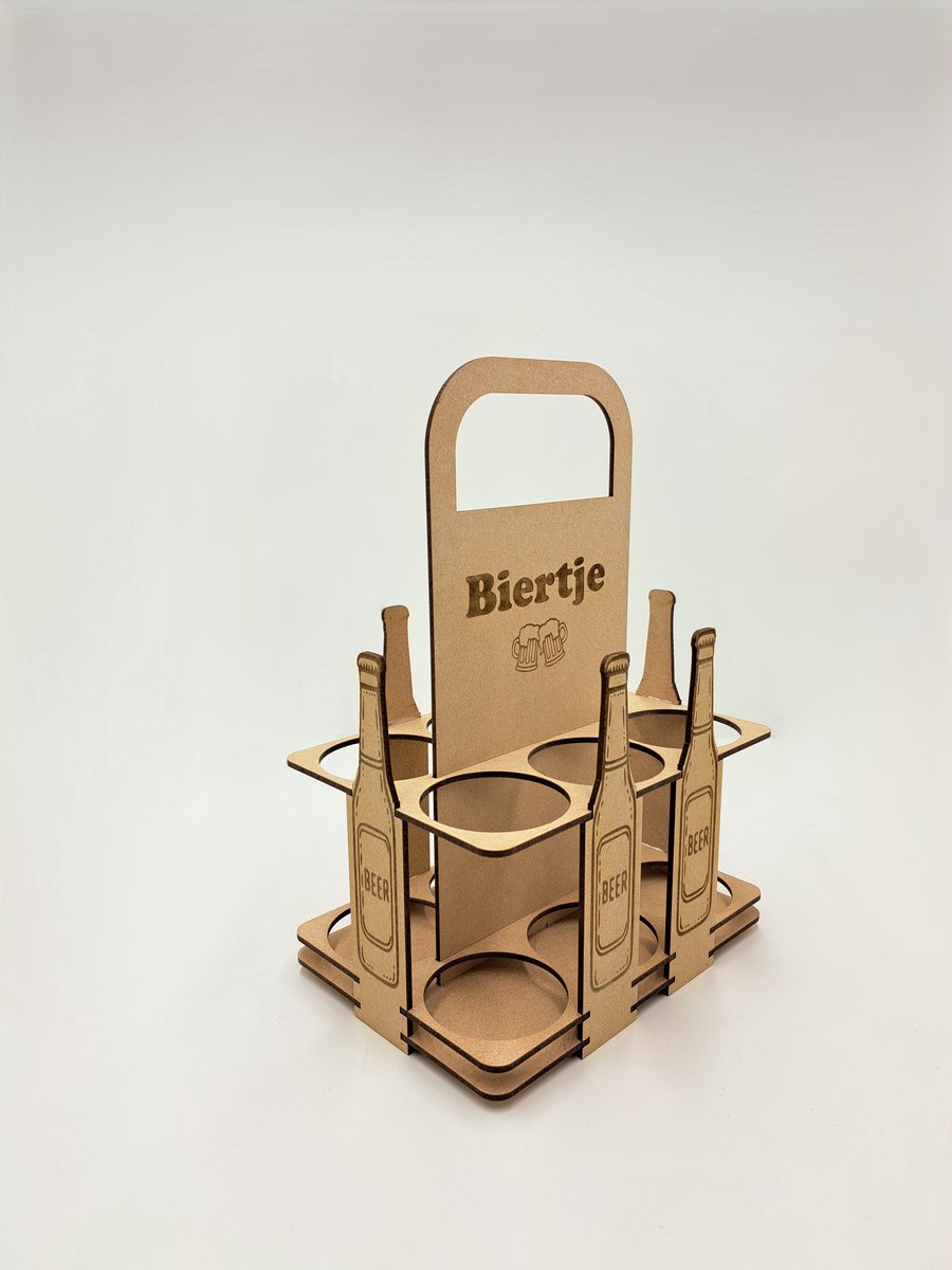 Beckers Products - Flessendrager - Bierdrager - Biertray - Vaderdag - Verjaardag cadeau