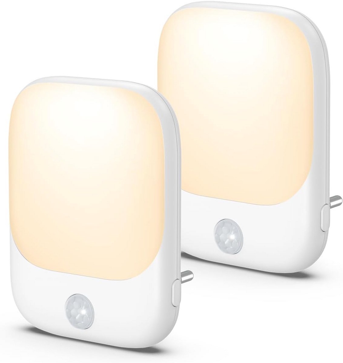 Bewegingsmelder Nachtlampje Plug-in Dimbaar met Sensor voor Binnen