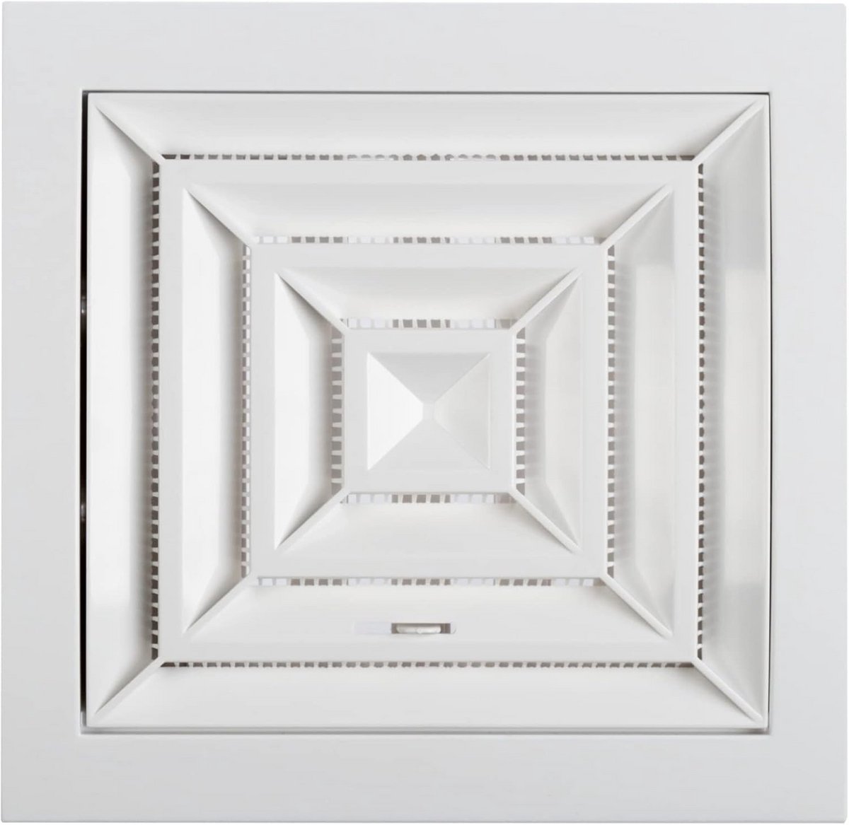 Ronde Ventilatie Rooster met Flens en Insectenhor, 100mm Diameter, Afsluitbaar