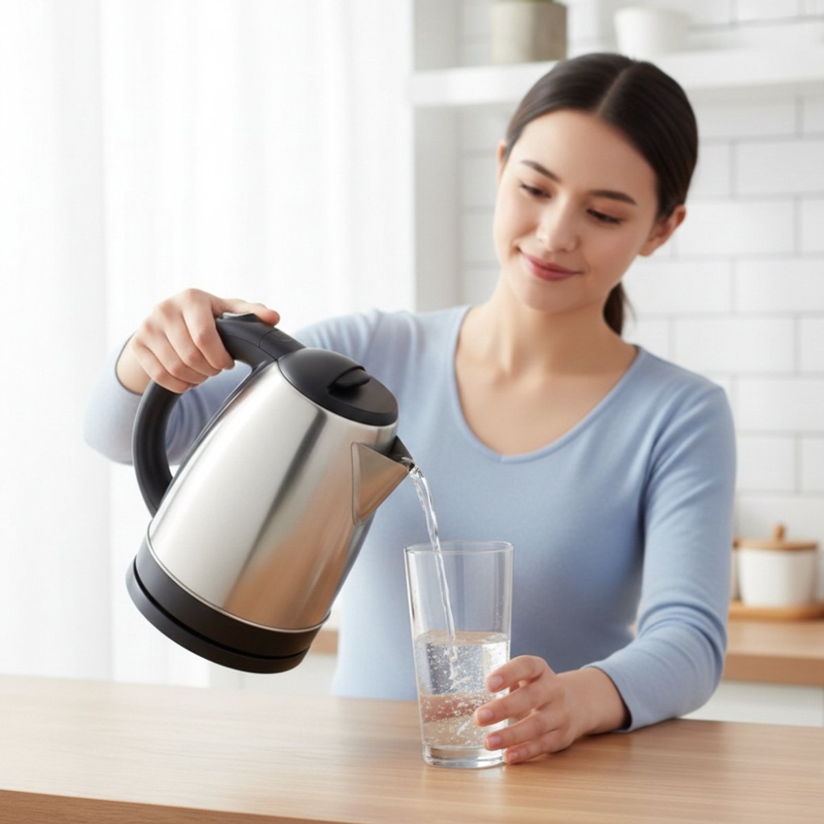 Elektrische waterkoker van 304 roestvrij staal (2 L) – 1500 W