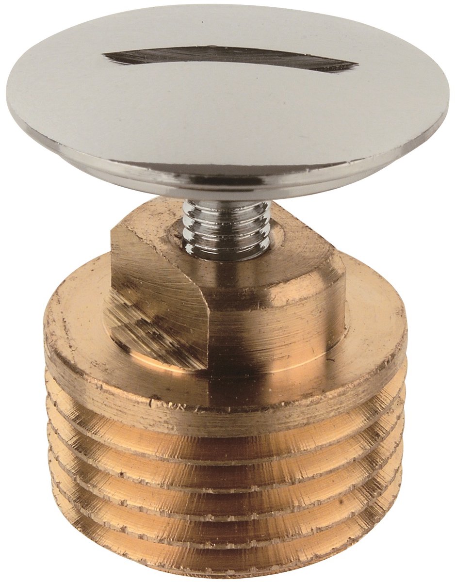 KIRCHHOFF MS Plug - Chroom - 3/8"BU - Met Sleuf