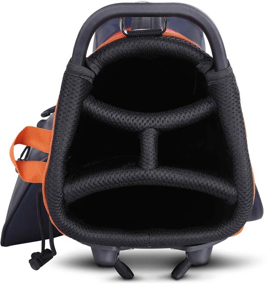 Big Max DriLite Seven Waterproof 2023 Sac trépied, bleu marine/orange foncé