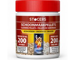 STOCERS - Schoonmaakpellets - Voor Pelletkachel & CV Pelletketel - voor pallet kachel