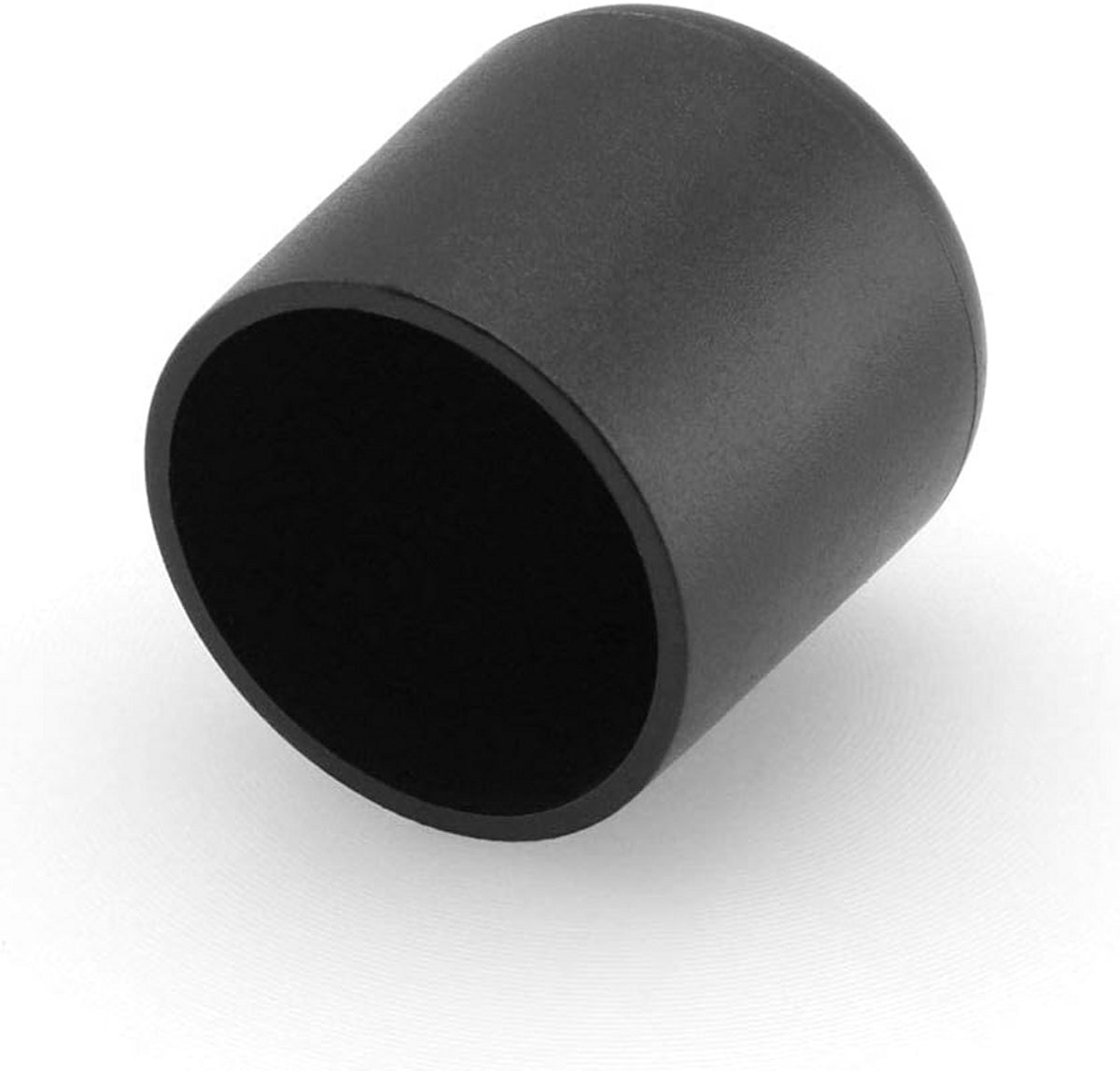 16x Zwarte Buisdoppen 20 mm voor Ronde Poten - Stofdop & Stoelglijders
