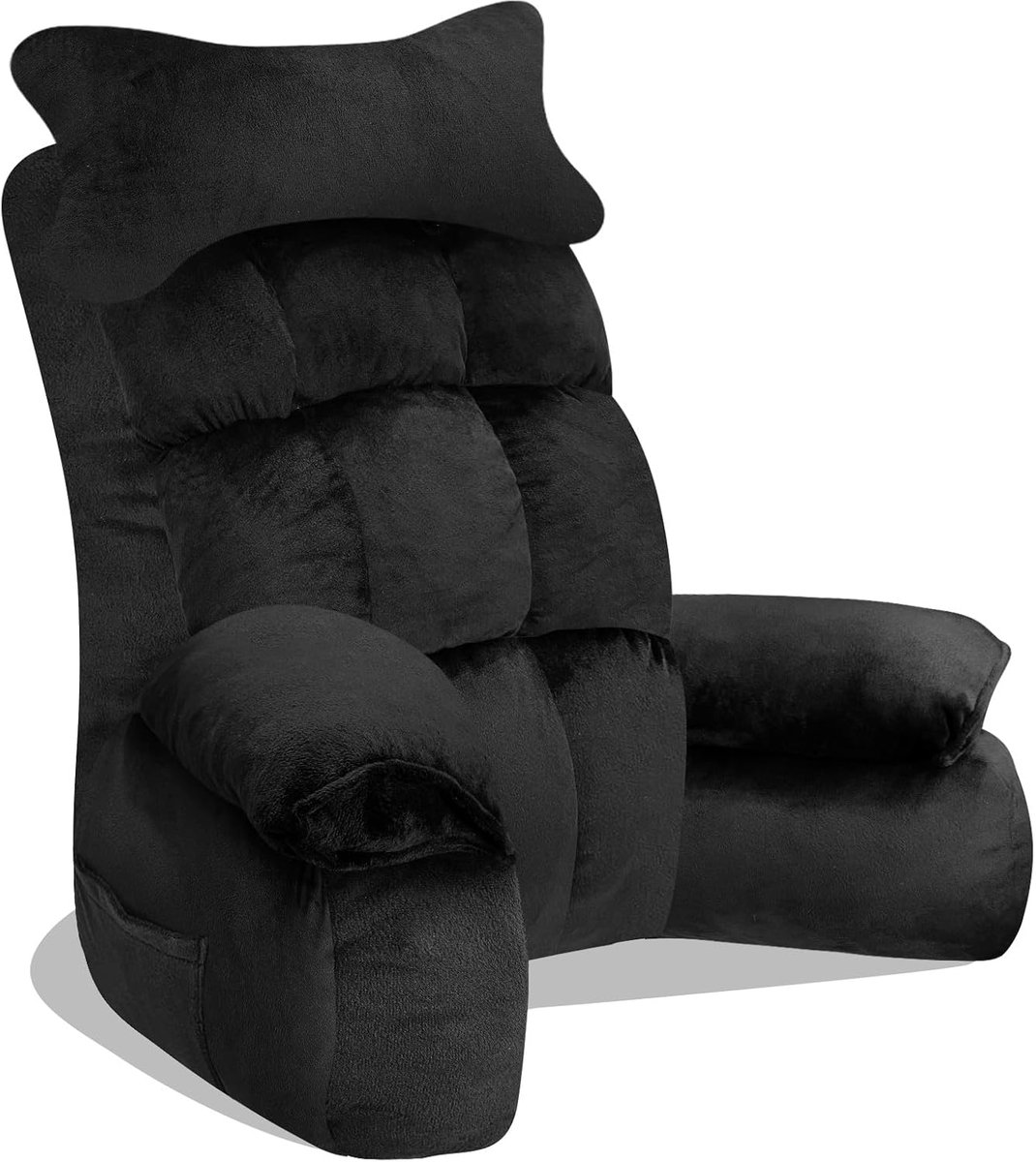 Imperatoris Leeskussen voor in Bed - Relax Kussen - Leeskussen - Relax Kussen - Leeskussen Voor Boeken - Verstelbare Vulling - Zwart - 67 x 30 cm