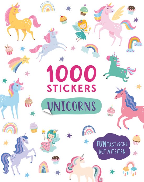Unicorns - 1000 stickers - cover