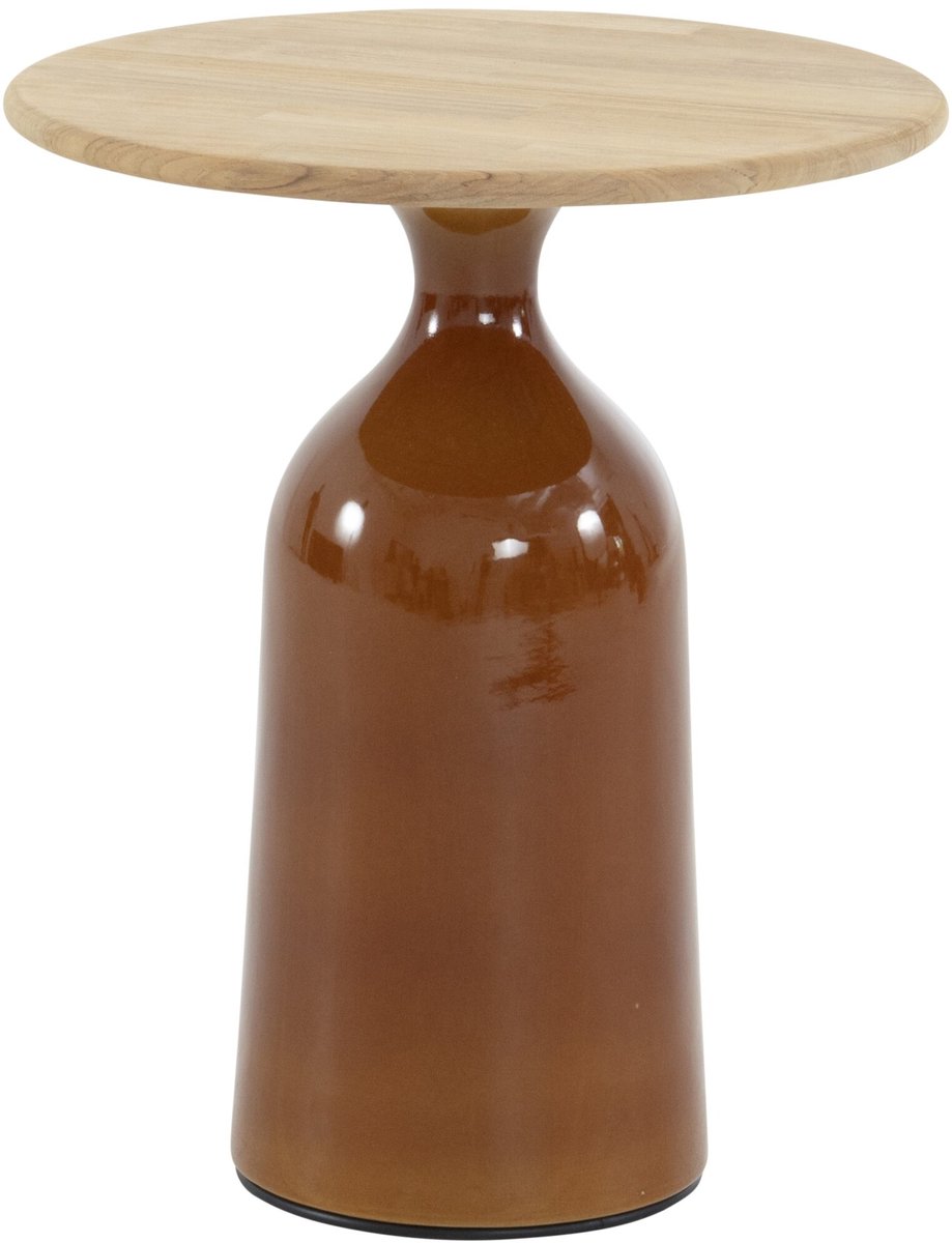 June lounge tuintafel hoogglans keramiek caramel 45xH55 cm 4 Seasons Outdoor