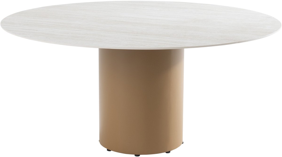 Colorado dining tuintafel 160xH75 cm rond keramiek 4 Seasons Outdoor