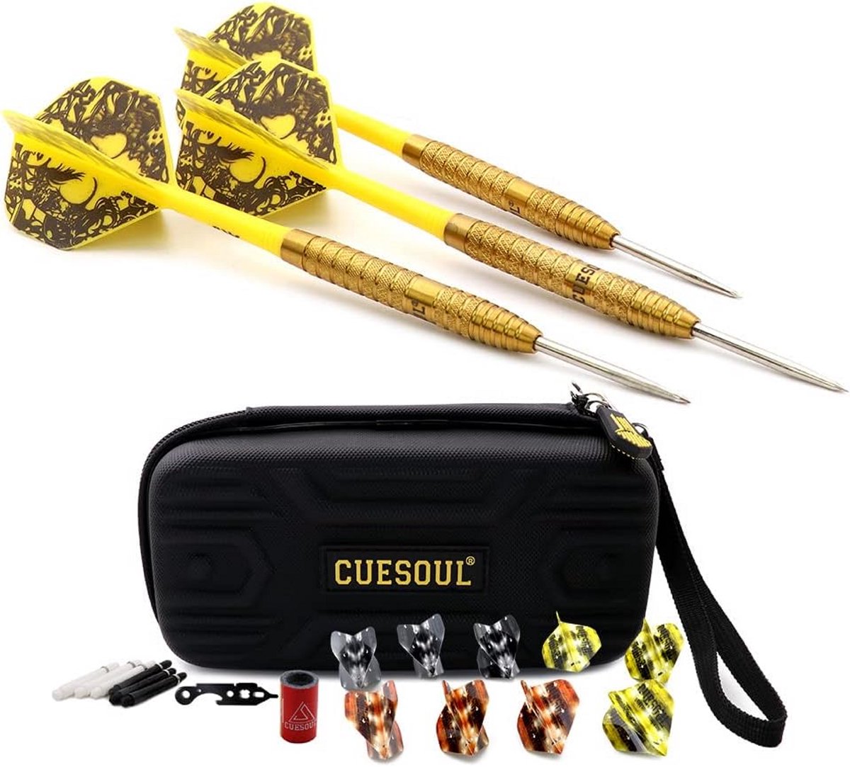 Professionele Steeltip Darts Set 90% Tungsten 26 Gram - Voor Competitie en Hobby