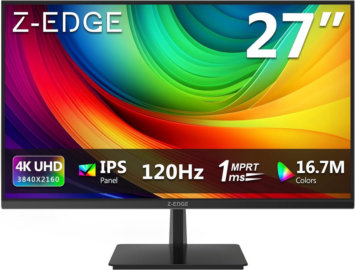 27 inch 4K UHD Gaming Monitor met 120Hz en 1ms Reactietijd