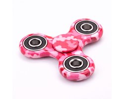 Fidget spinner 'Pink Camo' - Langdurige spin - Hoogwaardig merk Hand spinner - Uniek design!