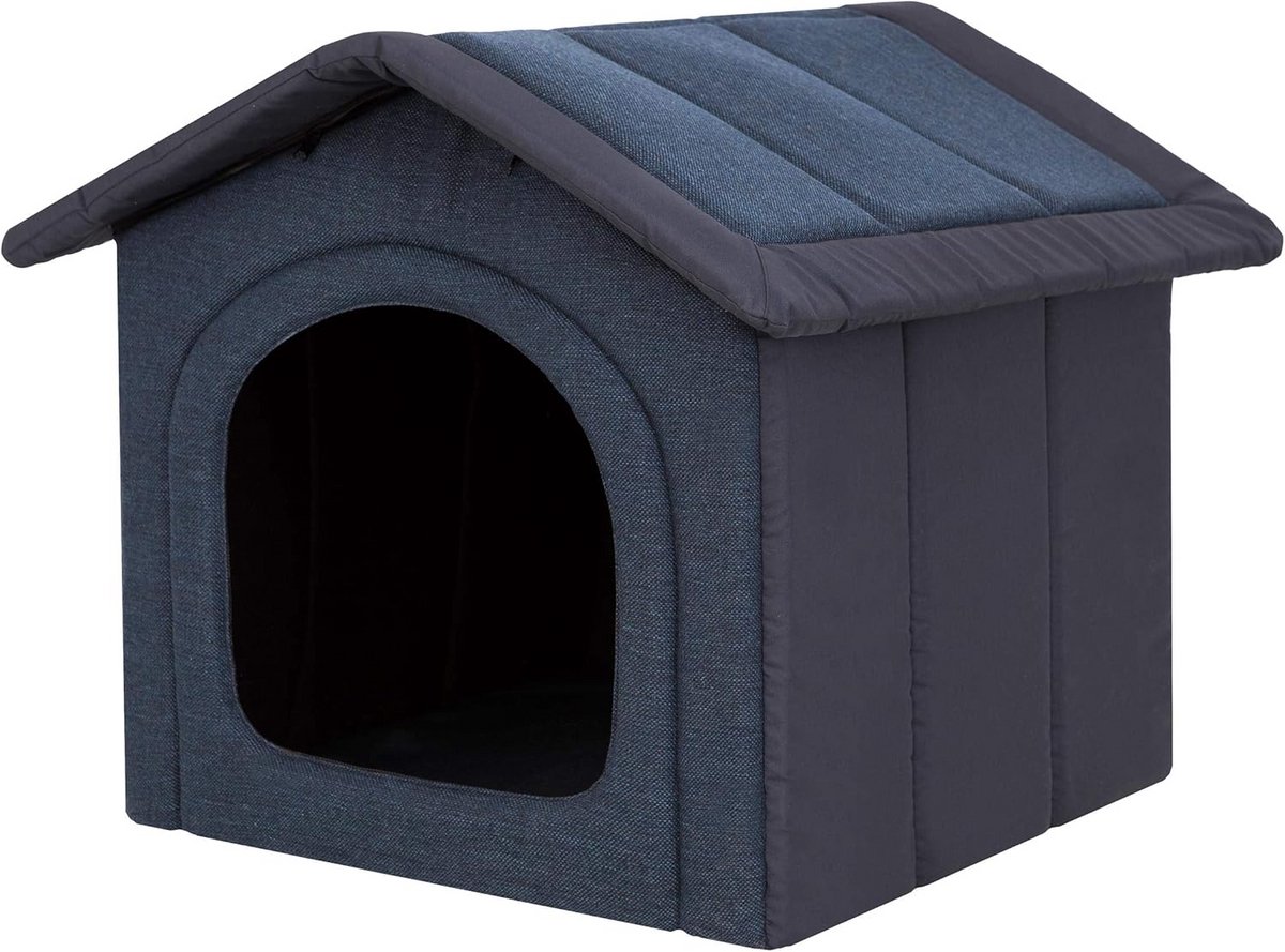 Hondenhok en kattenmand XL - Marineblauw - Hondenbed voor binnen en buiten