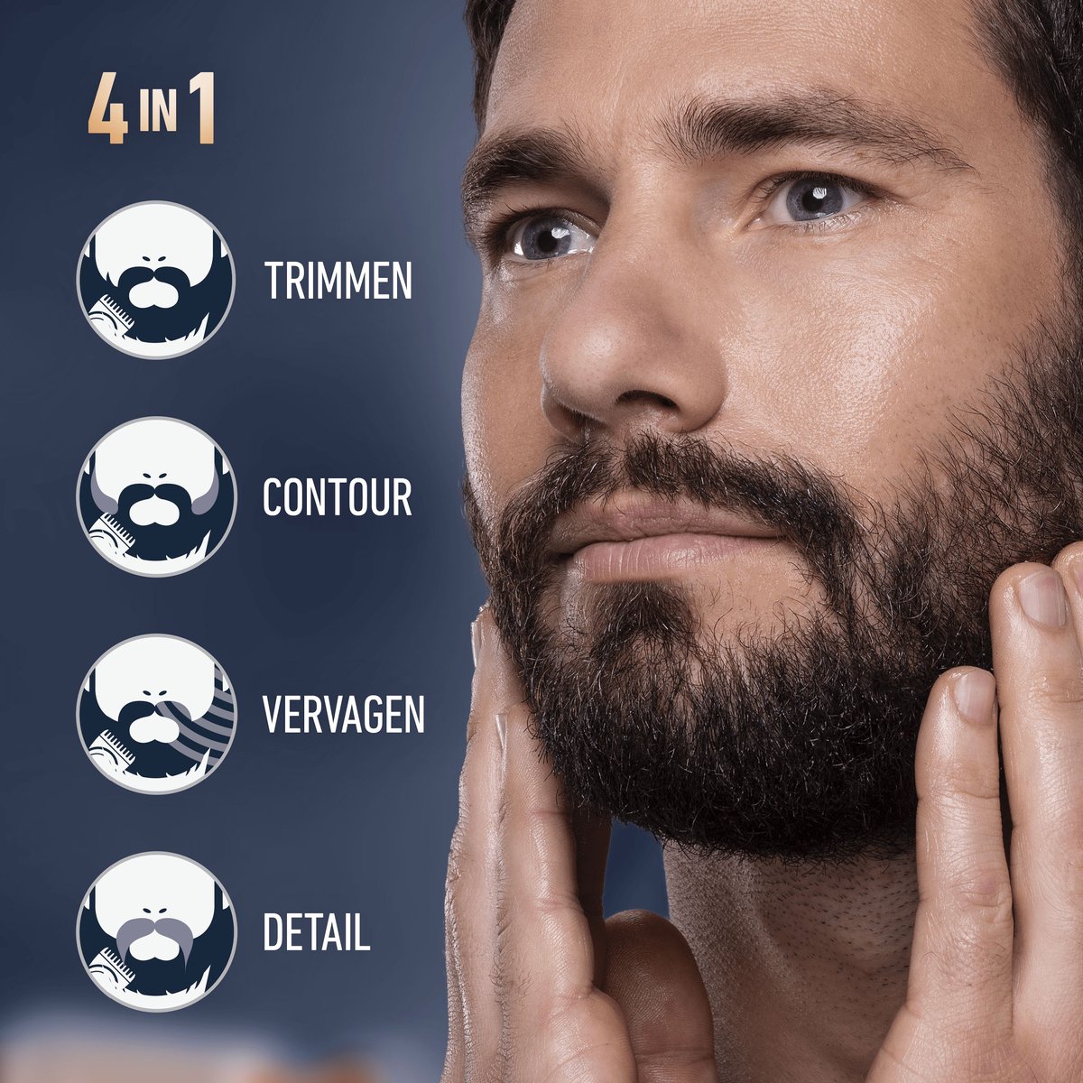 King C Gillette Draadloze Baardtrimmer PRO MAX met kammen thumbnail 6