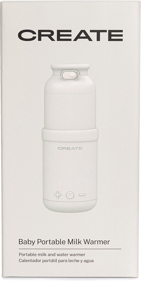 CREATE - Melk- en waterverwarmer voor babyflesjes met temperatuurregelaar - Gebroken wit - BABY PORTABLE MILK WARMER van CREATE — afbeelding 2