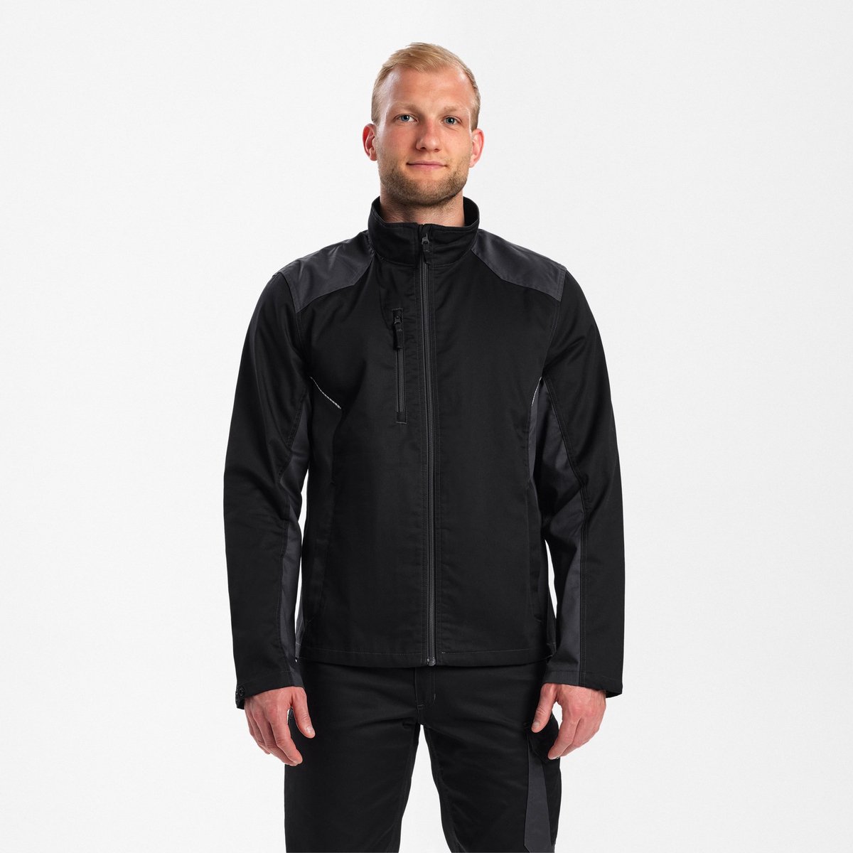 Engel Venture werkjack 1520-154 - Black / Anthracite Grey - 2XL