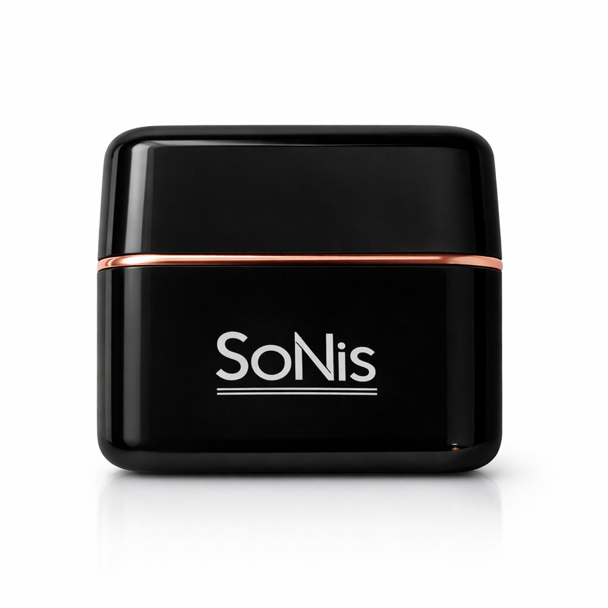 SoNis Draadloze Stijlborstel–Stijlkam- 3 Temperatuurstanden – Binnen 20 Seconden Opgewarmd – Met Temperatuurdisplay – Zachte Haarverzorging – Compact & Draagbaar – Zwart