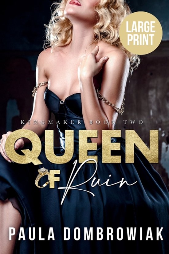 Kingmaker Trilogy- Queen of Ruin (Large Print) - cover
