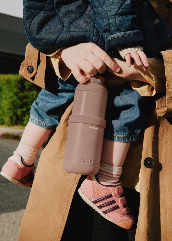 CREATE - Melk- en waterverwarmer voor babyflesjes met temperatuurregelaar - Mokka - BABY PORTABLE MILK WARMER van CREATE — afbeelding 5