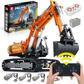 Reobrix 22003 Graafmachine Classic RC auto bouwset | City constructie modelbouw | Technische creator speelgoed ideas bouwpakketten voor volwassenen & kinderen | Radiografisch bestuurbare remote niet geschikt voor Lego | bouwdoos met 1169 bouwstenen