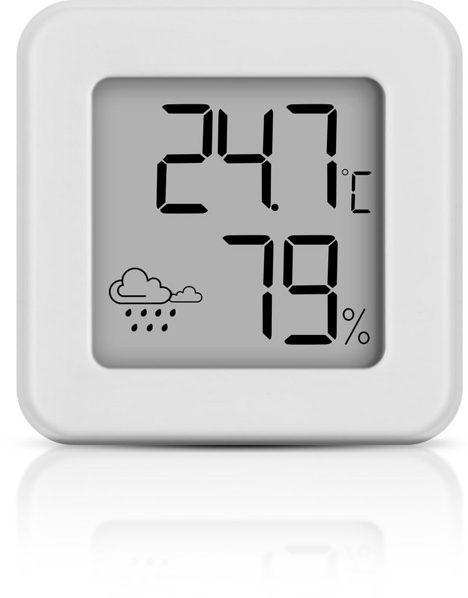 Digitale Mini Hygrometer & Thermometer met Vochtigheidsindicator