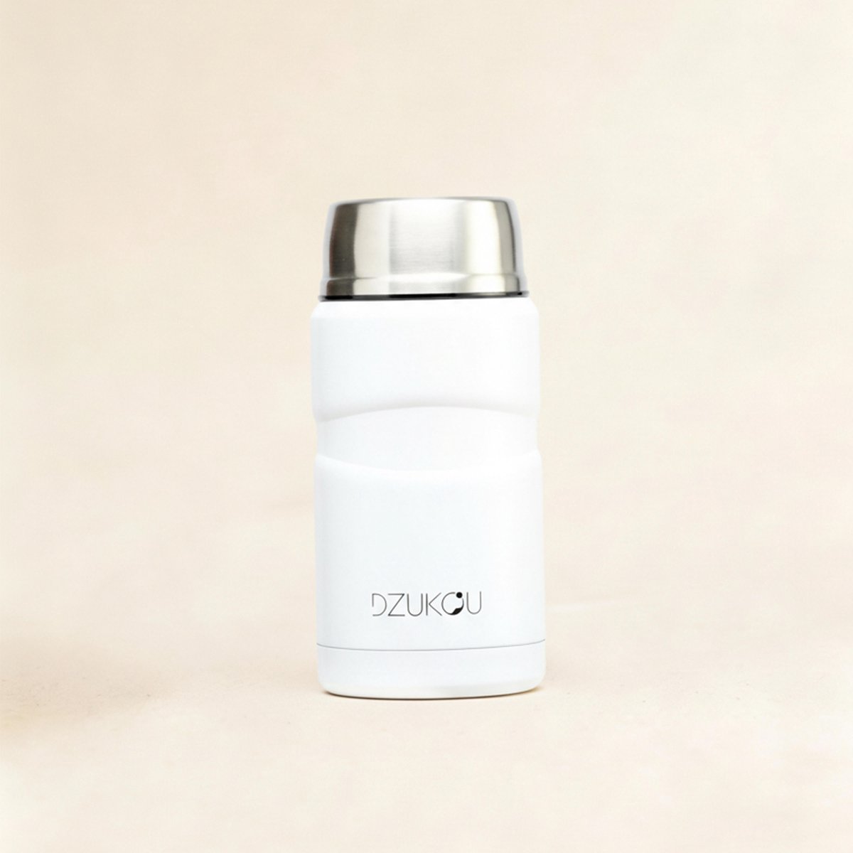Dzukou White Oak - Lunchpot - Yoghurt Beker To Go - RVS - Wit